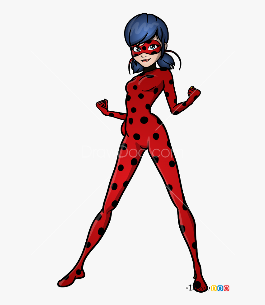 How To Draw Ladybug, Ladybug And Cat Noir - Draw Ladybug And Cat Noir ...