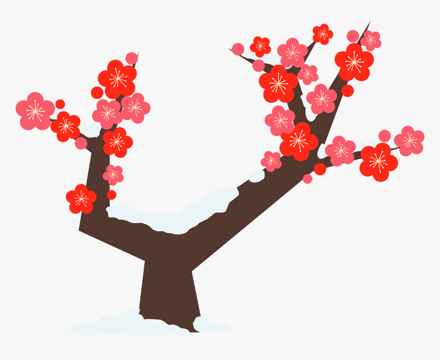 梅 の 木 イラスト 無料 Hd Png Download Kindpng