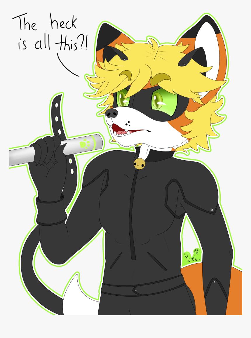 Since When Was Chat Noir A Fox - Cartoon, HD Png Download, Free Download