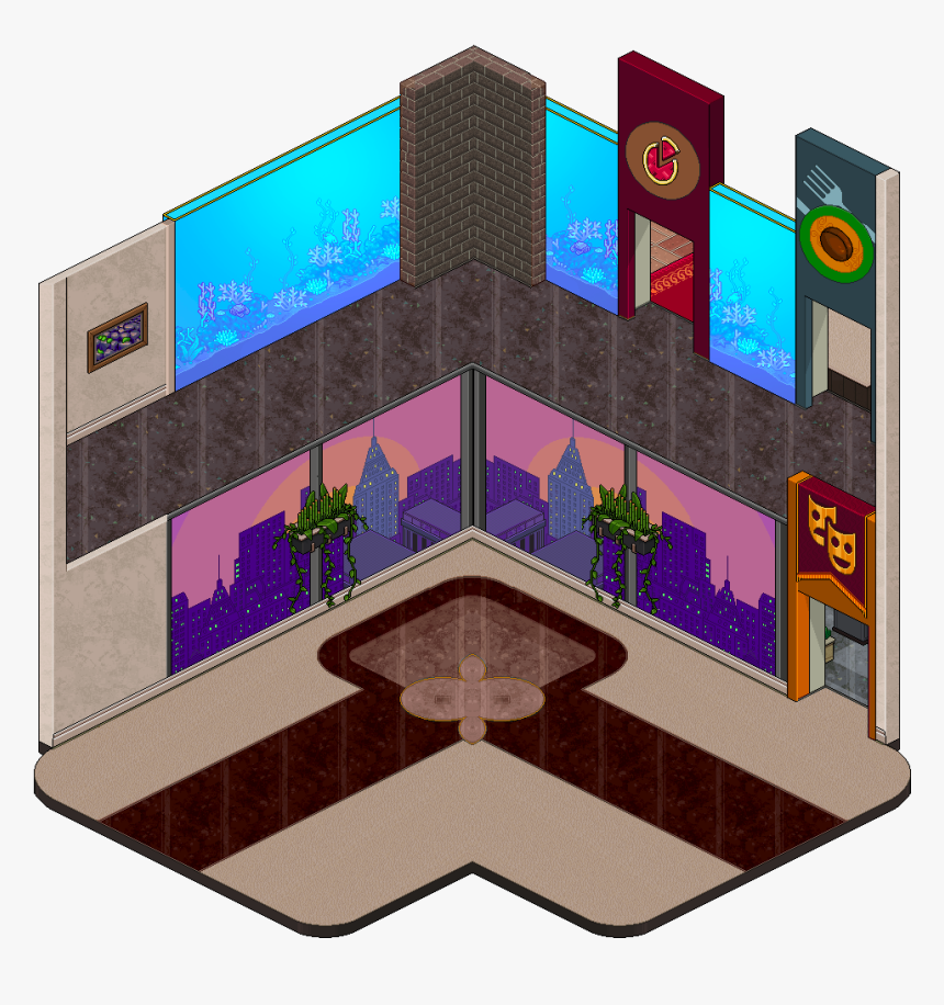 Drawing , Png Download - Habbo Reception Background, Transparent Png, Free Download