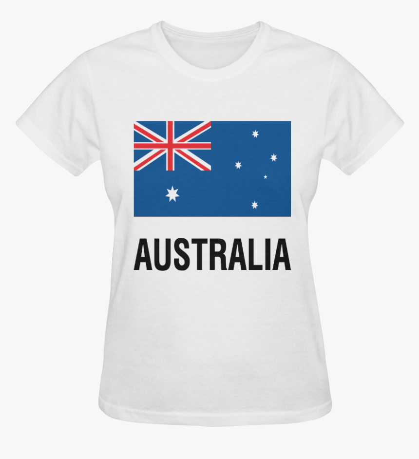 Xx Flag Australia Outline Sunny Women"s T-shirt - United Kingdom, HD Png Download, Free Download