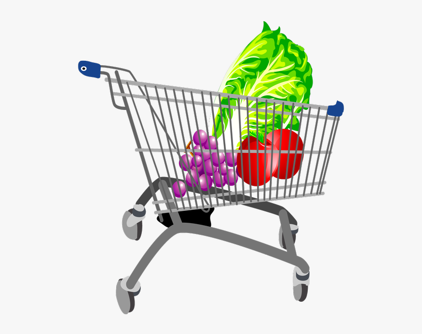 Transparent Grocery Cart Png - 购物 车, Png Download, Free Download