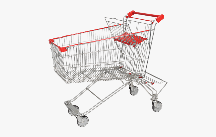Shopping Trolley - Transparent Background Shopping Cart Png, Png Download, Free Download