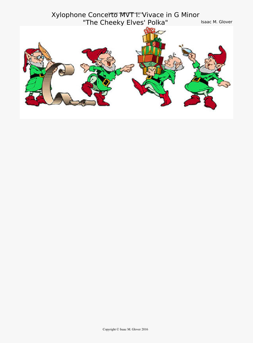 Transparent Bassoon Cartoon Clipart - Christmas Elves, HD Png Download, Free Download