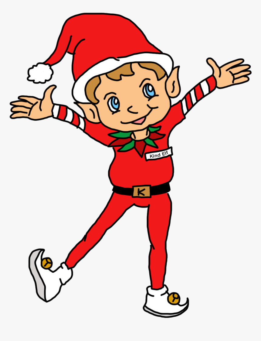 Elf Transparent Simple - Cartoon, HD Png Download, Free Download