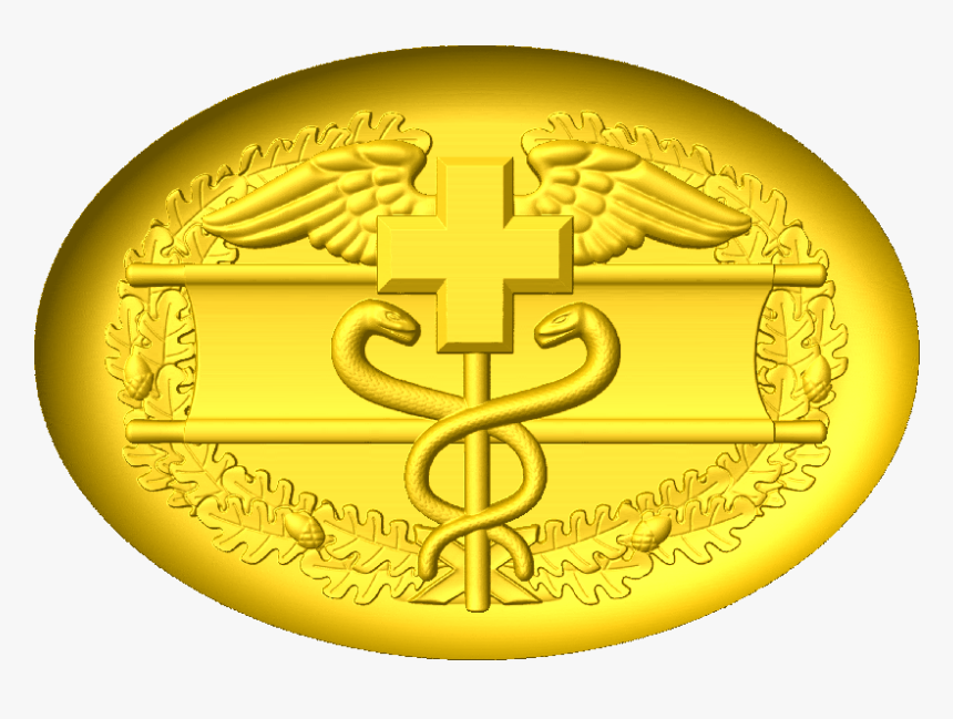 Combat Medic Badge Png - Combat Medic En Amarllo, Transparent Png, Free Download