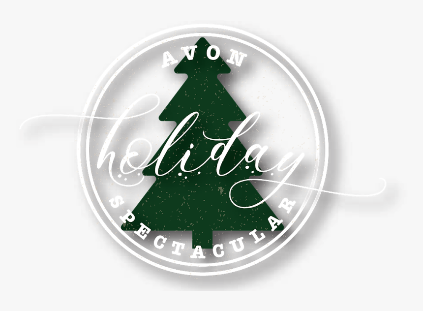 Avon Holiday Logo White Update-01 - Christmas Tree, HD Png Download, Free Download