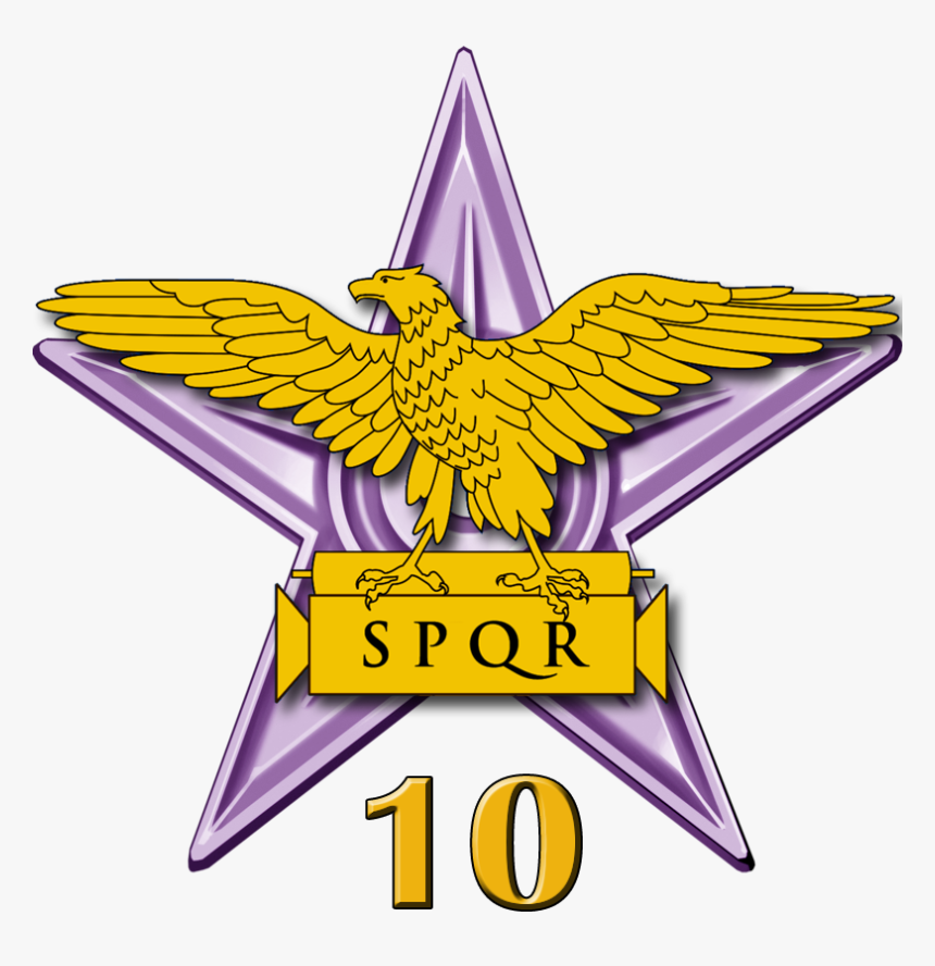 Roman Barnstar 10 - Ten Years Logo Png, Transparent Png, Free Download