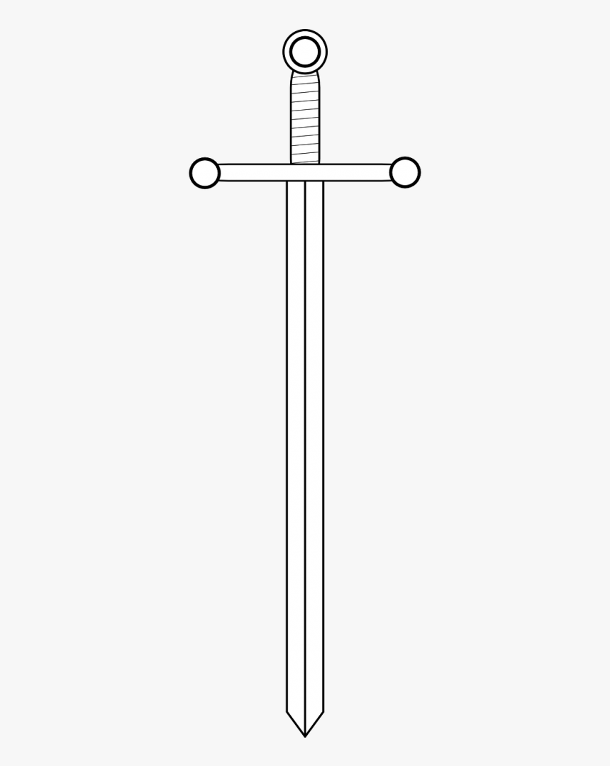 Sword Weapon Medieval - Cross, HD Png Download, Free Download