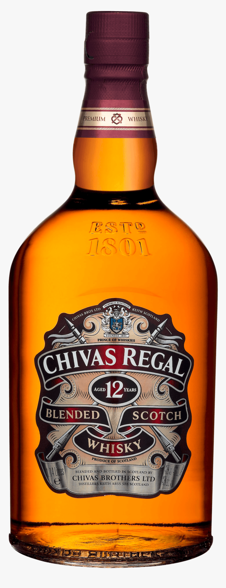 Transparent Alcohol Bottle Png - Chivas Regal Png, Png Download, Free Download