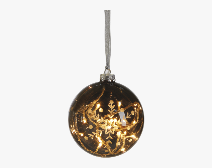 Glass Bauble Vesta - Glaskula Med Belysning, HD Png Download, Free Download