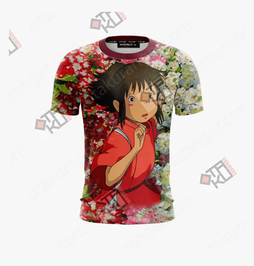 Spirited Away Ogino Chihiro And Haku 3d T-shirt - Meliodas T Shirt, HD Png Download, Free Download