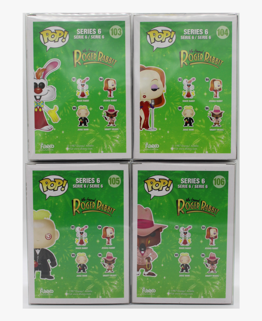 Who Framed Roger Rabbit Pop Vinyl Set "
 Class="lazyload"	
 - Cartoon, HD Png Download, Free Download