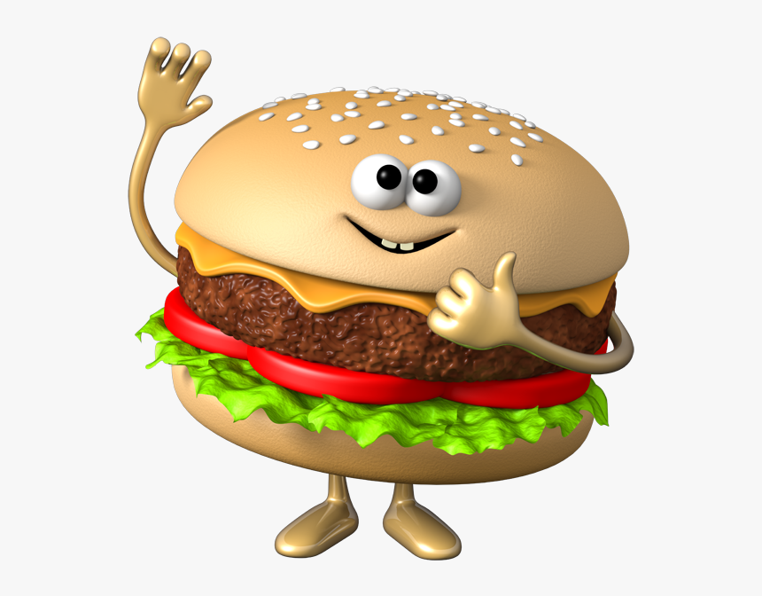 Hamburger Veggie Burger Fast Food Hot Dog Clip Art - Animated Burger Png  Clipart, Transparent Png - kindpng