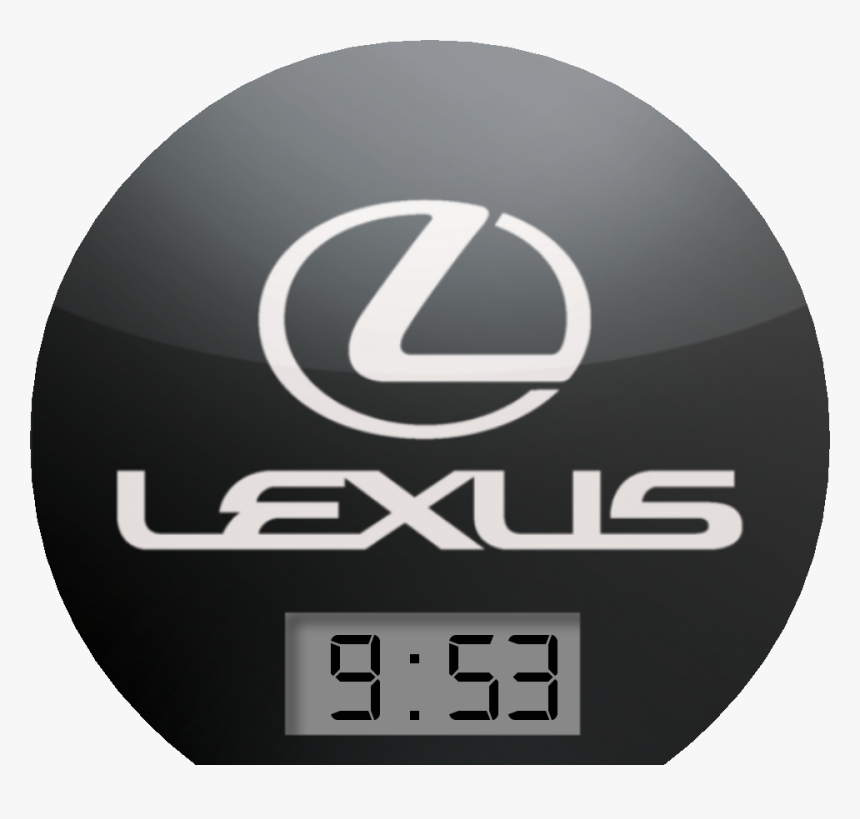 Lexus Digital Watch Face Preview , Png Download - Circle, Transparent Png, Free Download