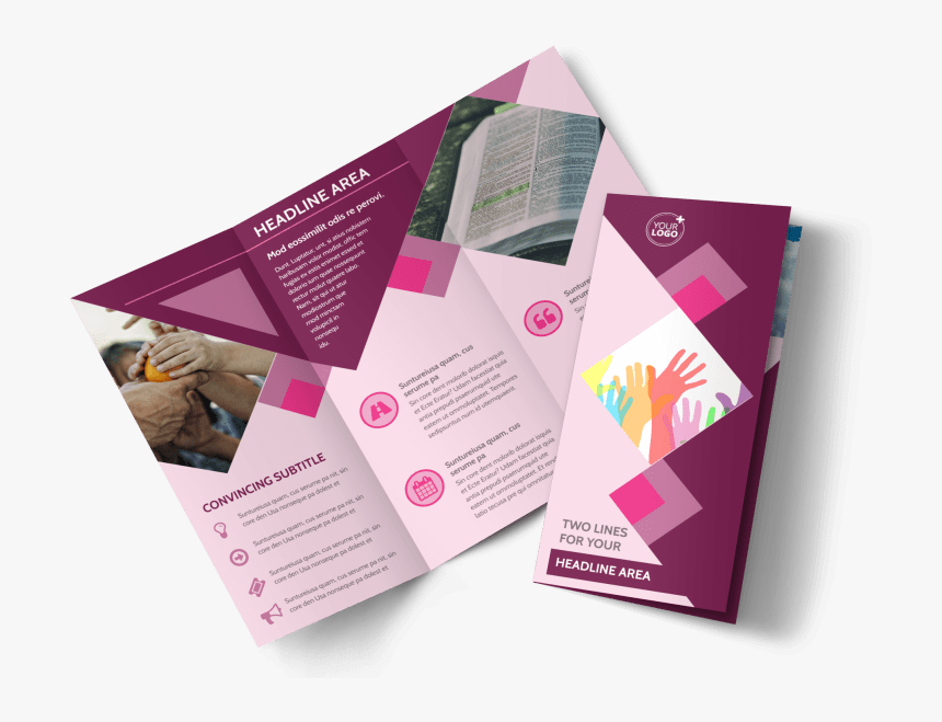 Fundraising Brochure Template - Brochure, HD Png Download, Free Download