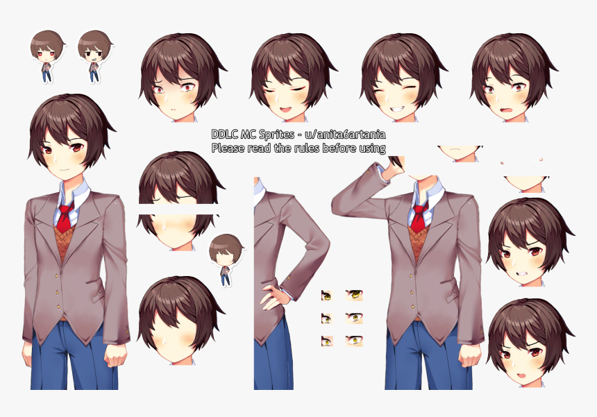 Male Anime Eyes Png, Transparent Png, Free Download