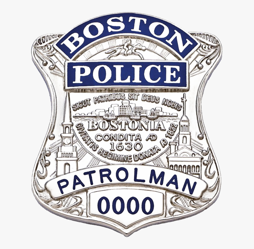 Police Badge Png - Boston Police Department Badge, Transparent Png, Free Download