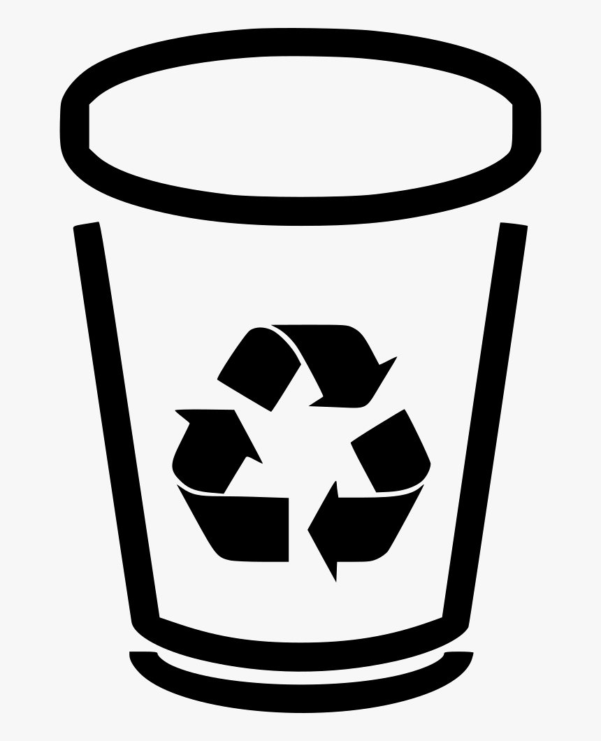 Trashcan Can Dump Recycle Bin - Recycle Symbol, HD Png Download, Free Download