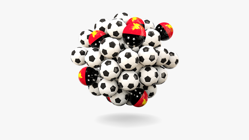 Pile Of Footballs - Flag, HD Png Download, Free Download