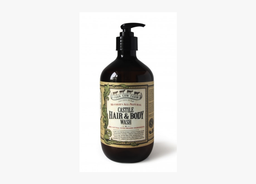 Four Cow Farm Traditional Castile Hair & Body Wash, - Cream, HD Png Download, Free Download