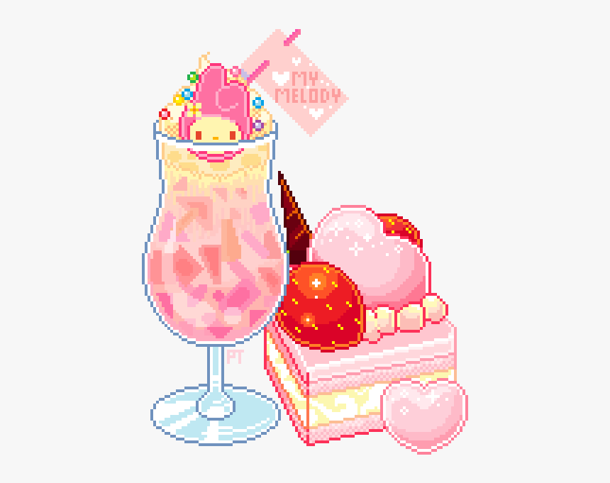 Transparent Cute Pixel Kawaii Food, HD Png Download, Free Download