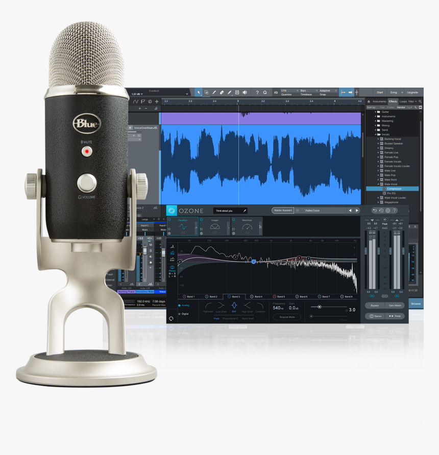 Blue Microphones Yeti Pro Studio Png Download Yeti Studio Blackout Transparent Png Kindpng