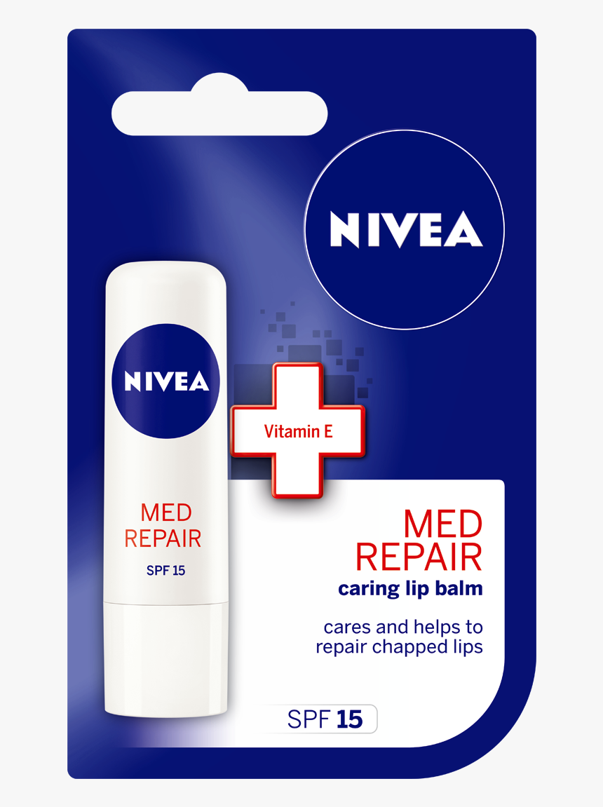 Nivea Lip Balm Med Repair, HD Png Download, Free Download