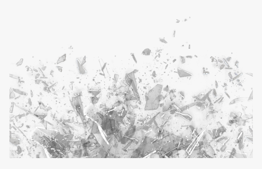 Transparent Shattered Glass Texture Png - Monochrome, Png Download, Free Download