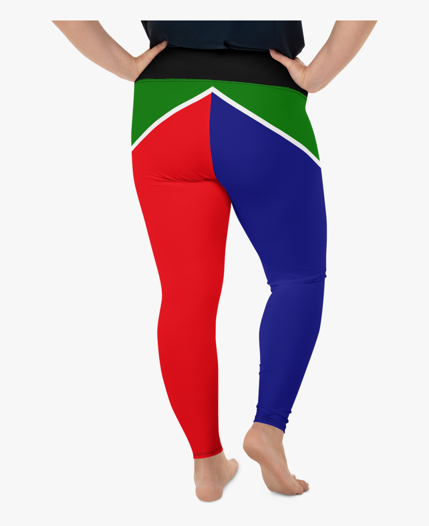 Plus Leg Sa 3 Mockup Back Barefoot 3 Barefoot 3 White - Leggings, HD Png Download, Free Download