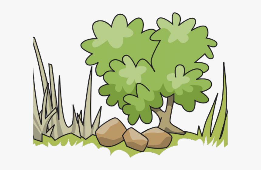 Trees And Bushes Clipart, HD Png Download, Free Download