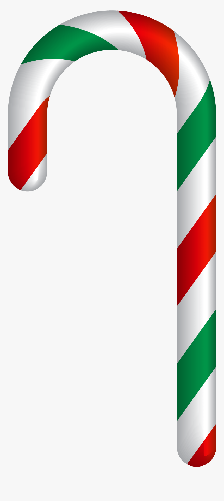 Green And Red Candy Cane Clipart - Green Candy Cane Png, Transparent Png, Free Download