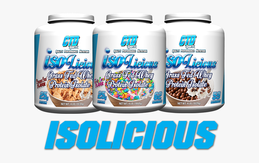 Isolicious Portein Powder Cereal Graphic - Fruity Pebble Protein Shake, HD Png Download, Free Download