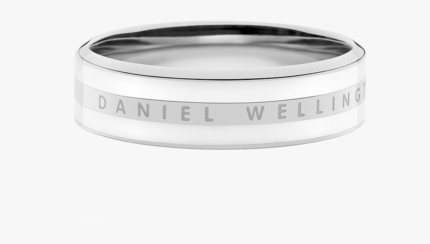 Classic Ring Satin White Silver - Titanium Ring, HD Png Download, Free Download