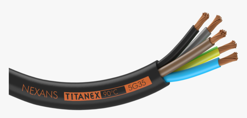 Titanex H07rn-f Rubber Cable - Nexans Titanex 90, HD Png Download, Free Download
