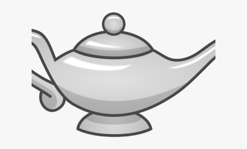 Free Genie Lamp Clipart, Download Free Clip Art On - Genie Lamp Clipart, HD Png Download, Free Download