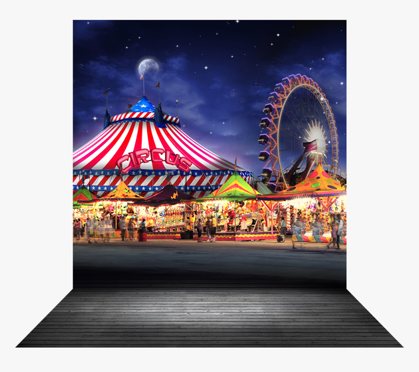 Transparent Circus Banner Png - Ferris Wheel, Png Download, Free Download
