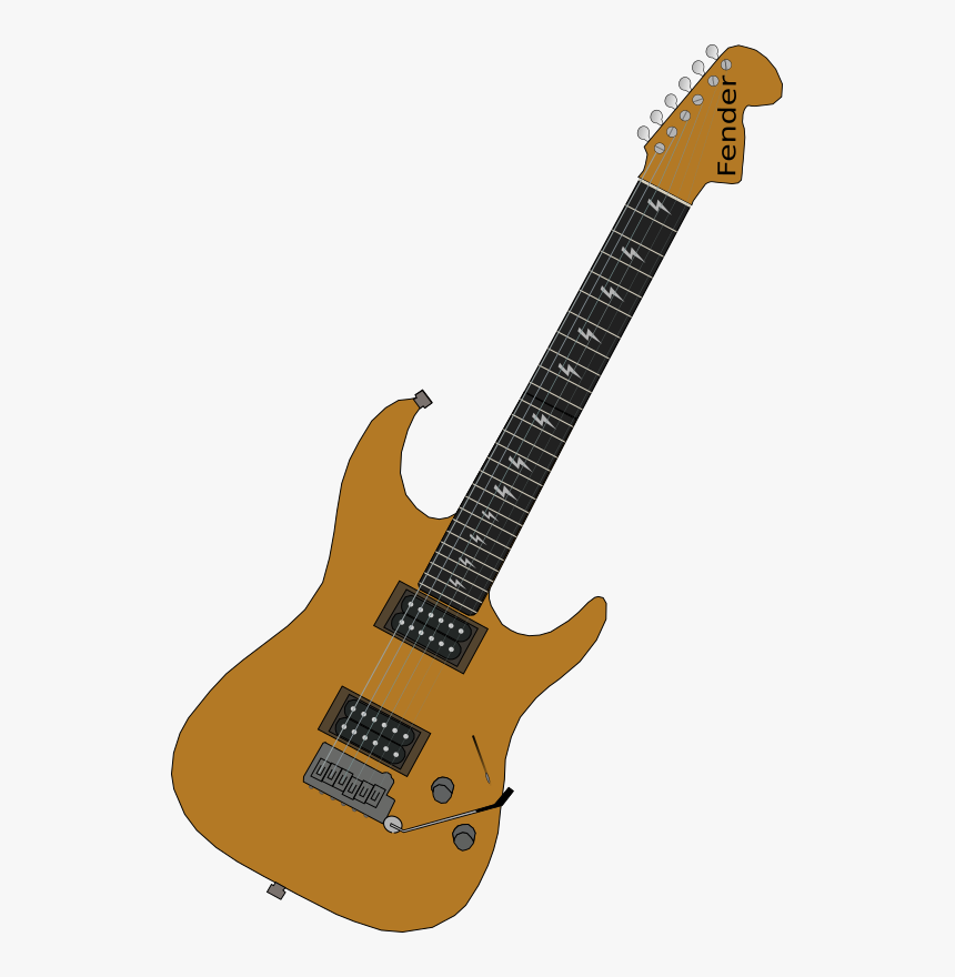 Guitar - Electric Guitar Art Vector Free, HD Png Download, Free Download