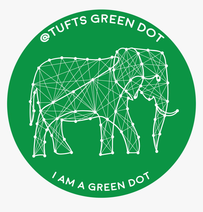 I Am A Green Dot Green - Indian Elephant, HD Png Download, Free Download