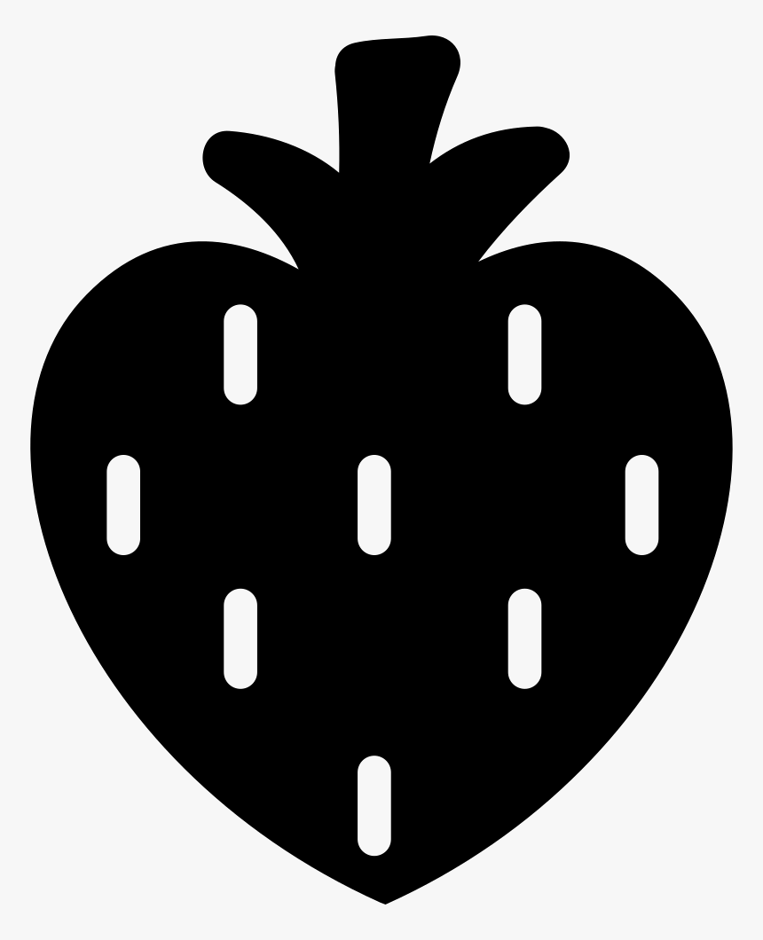 Heart Shaped Strawberry Comments - Fresa Negra Png, Transparent Png, Free Download