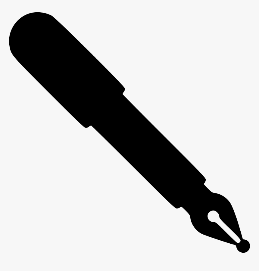 Fountain Pen - Rubber Spatula Clipart Black And White, HD Png Download, Free Download