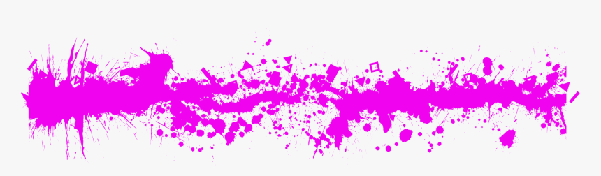 Pink Horizontal Splatter - Splatter Horizontal, HD Png Download, Free Download