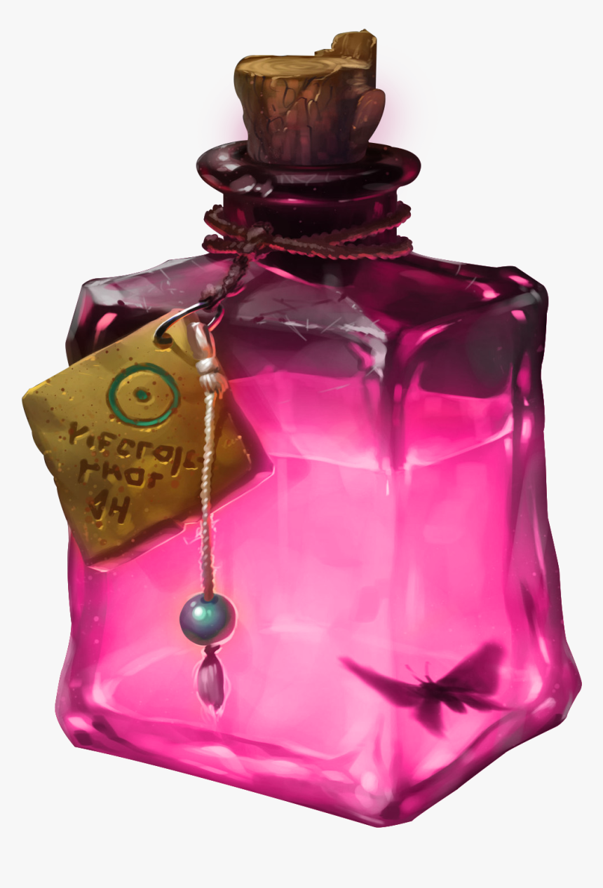 #potion #bottle #liquid #glass #pink - Transparent Potion Bottle Png, Png Download, Free Download