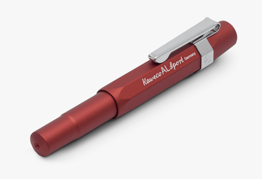 Kaweco Al Sport Fountain Pen In Deep Red - Mascara, HD Png Download, Free Download