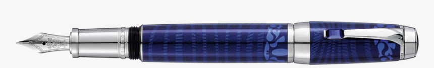 Montblanc Paso Doble Bleu Fountain Pen [65e1] - Montblanc Boheme Paso Doble Bleu Fountain Pen, HD Png Download, Free Download