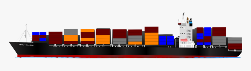 Container, Ship, Vessel, Boat - Cargo Ship Clipart Png, Transparent Png, Free Download