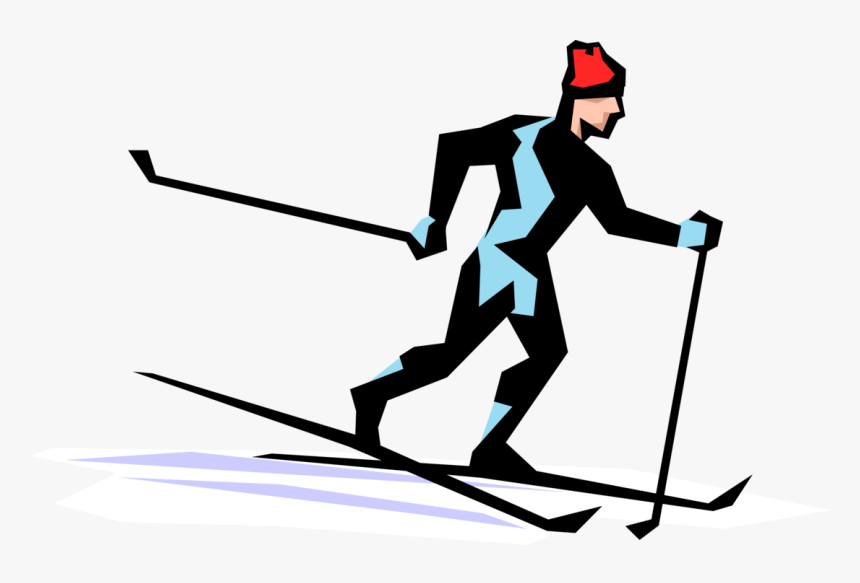 Cross Country Skier On Fresh Snow Image, HD Png Download, Free Download