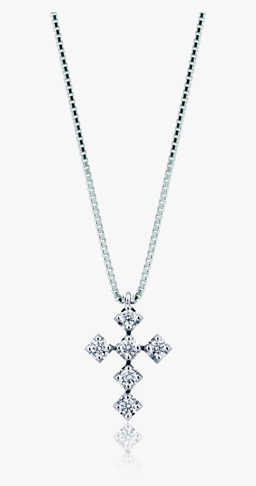 Cross Necklace Mirco Visconti With Diamonds - Jewelry Cross Necklace, HD Png Download, Free Download