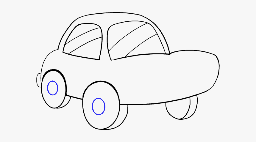 Engine Clipart Draw Car - Drawing, HD Png Download, Free Download