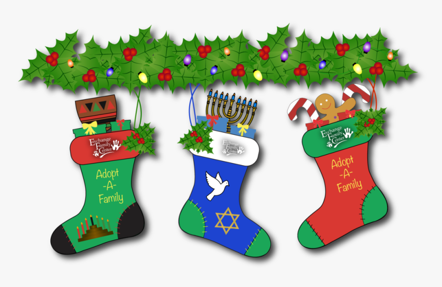 Adptfamily2@2x - Christmas Stocking, HD Png Download, Free Download